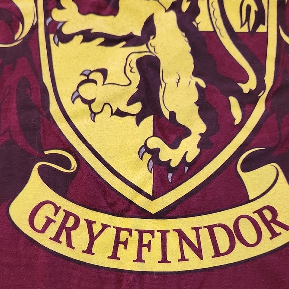 Warner Bros. Gryffindor Maroon and Gold Short Sleeve Tee - Picture 2 of 4